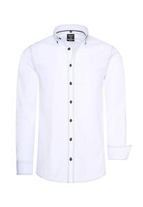 Рубашка с длинными рукавами и тонкой контрастной строчкой RUSTY NEAL