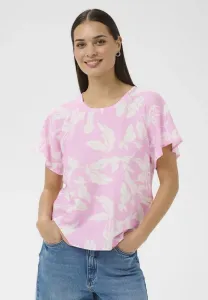 Блузка камарло Kaffe, Pink Frosting Chalk Leafs