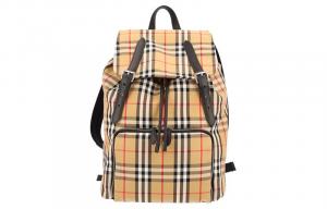 Burberry Женский желтый тканевый рюкзак