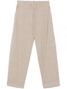 P.A.R.O.S.H. брюки со складками, нейтральный