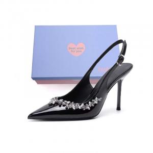 Xingdiman Стройные каблуки на шпильке 9 см женские в подарочной упаковке - черные, цвет Black