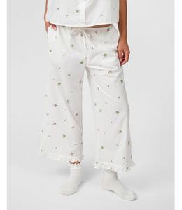 Женские брюки с оборками на резинке WeWoreWhat, Ivory