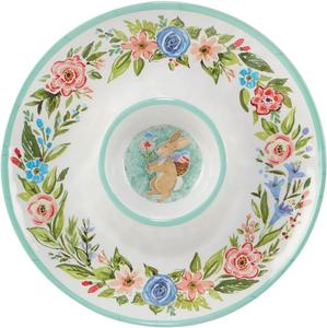 Certified International Joy of Easter набор для чипсов и соуса, диаметр 36,8 см, кухонная посуда и аксессуары