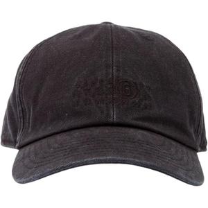 Кепка с вышитыми цифрами MM6 Maison Margiela, черный