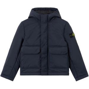утепленная куртка для детей STONE ISLAND, синий
