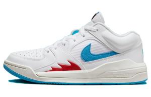 Jordan Стадиум 90 Уайт Дарк Паудер Блю женские бело-сине-красные, цвет White Blue Red