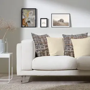 Декоративная подушка Chalet Apelt, серый/терракотовый