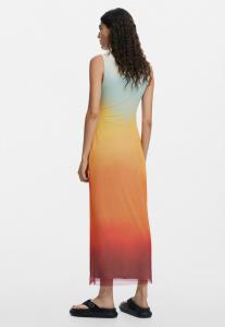 Платье макси Desigual, оранжевый