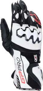 Перчатки для мотоспорта Alpinestars GP Pro R4, премиум-защита для трека, сертифицированы CE, Black/White