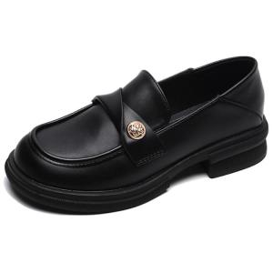 WEISHIBANGWEI Лоферы 5CM женские черные