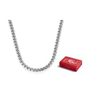 COLIMIDA Титановое стальное колье унисекс серебристого цвета