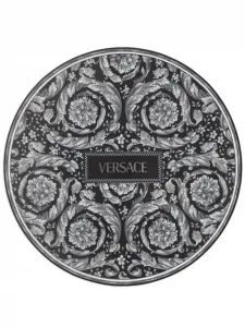Сервировочная тарелка Barocco Haze Versace, черный