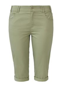 Узкие брюки QS, светло-зеленый