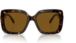 Женские квадратные солнцезащитные очки Swarovski SK6001, Havana/Polarized Brown