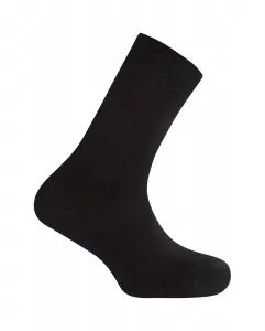 Мужские однотонные хлопковые носки специальной ширины Сделано в Испании Punto Blanco, черный