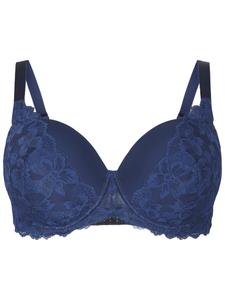 Бюстгальтер-бралетт Devoted by Zizzi Leva, темно-синий
