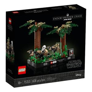 Диорама Lego Star Wars Endor Speeder Chase