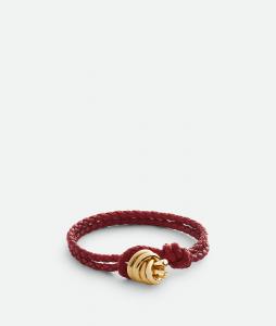 Узелковый кожаный браслет Bottega Veneta