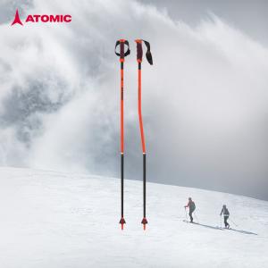 Atomic Лыжные палки 5/6 звезд full mountain carbon/aluminum, горное снаряжение, красный - 6 star carbon pole redster rs_gs_sqs_ 115см