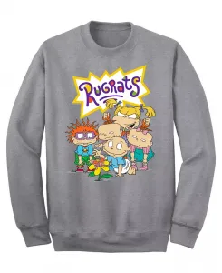 Мужской флисовый худи Rugrats Natural Wonder Crew AIRWAVES, серый