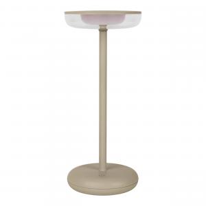 Настольная светодиодная лампа с возможностью подзарядки, с регулировкой яркости, бежевая Näve, бежевый