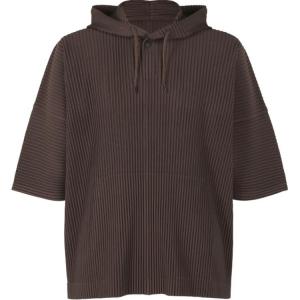 Mc June Top Homme Plissé Issey Miyake, темно-коричневый