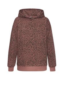 Buffalo Худи коричневого цвета с леопардовым принтом