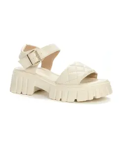 Бежевые открытые сандалии на плоской подошве для женщин Betsy, бежевый