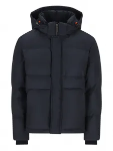 Куртка с капюшоном и карманами TOD'S, синий