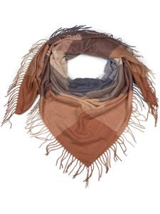 Шарф styleBREAKER, цвет braun/grau/creme