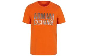 AE FW23 футболка мужская orange ARMANI EXCHANGE, оранжевый