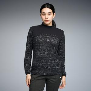 Женская рубашка для гольфа с длинными рукавами и воротником-стойкой PB Graphic.