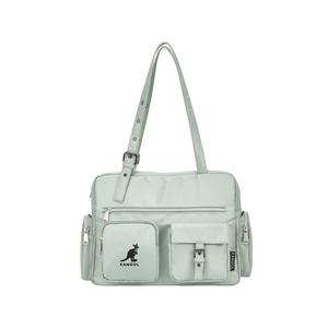 KANGOL Тканевая бостонская сумка через плечо среднего размера унисекс разноцветная, Grass Green