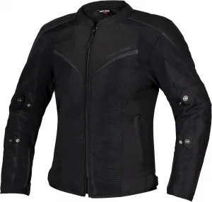 Мотоциклетная куртка REBELHORN Hiflow IV Lady для женщин. Защита локтей и плеч из мембраны Humax. Съемный жилет. Вентиляционные карманы. Светоотражающие элементы, black
