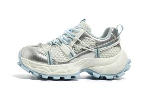 FOREVER 21 Женские кроссовки с низким верхом и массивной подошвой, устойчивые к истиранию, увеличивающие рост, синие