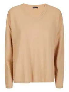 Свитер с V-образным вырезом HIRA, нейтральный