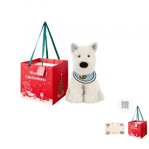 CHUNTUSHU Милый мультяшный мягкий West Highland White Terrier забавная плюшевая игрушка кукла плюшевая кукла 20см/25см/35см высота