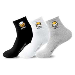 Набор из 3 пар носков Winnie The Pooh Series Mid Calf Disney, черный