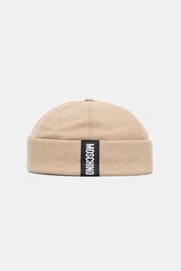 Шерстяная шапка Moschino, бежевый