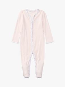 Комбинезон с отделкой бутонами роз Ralph Lauren Baby Rose, нежно-розовый