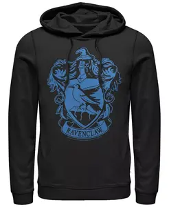 Мужская худи с простым принтом "Дары смерти 2" и вороном Fifth Sun, черный