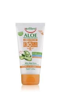 Солнцезащитный крем с алоэ, SPF 30, 75 мл Equilibra, Aloe, Equalibra