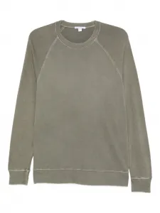 Хлопковый свитшот James Perse, серый