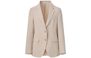 UNIQLO Женский деловой костюм темно-бежевый, Dark Beige