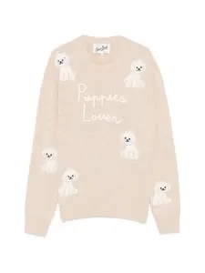 Свитер с изображением щенка MC2 SAINT BARTH, нейтральный