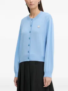 Кардиган на пуговицах с цветком Boke Kenzo, синий