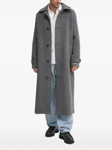 Пальто с застежкой на пуговицы передние карманы Fiorucci, серый