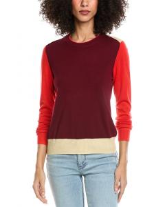 Шерстяной свитер Rag & Bone Taron с цветовыми блоками, зеленый