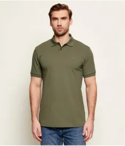Поло Пол slim fit Boss Green, зеленый