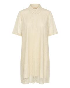 CULTURE Платье 'CUPuka' в пастельно-желтом цвете